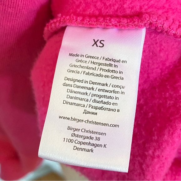 Birger Christensen Berry pink Iris Rotate Sunday crewneck sweatshirt sweater - Picture 10 of 12